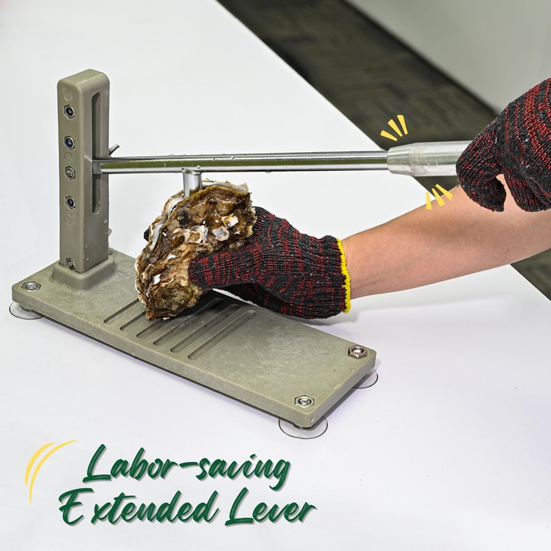 Oyster Shucker Tool Set, Oyster Clam Opener Machine, Stainless Steel,