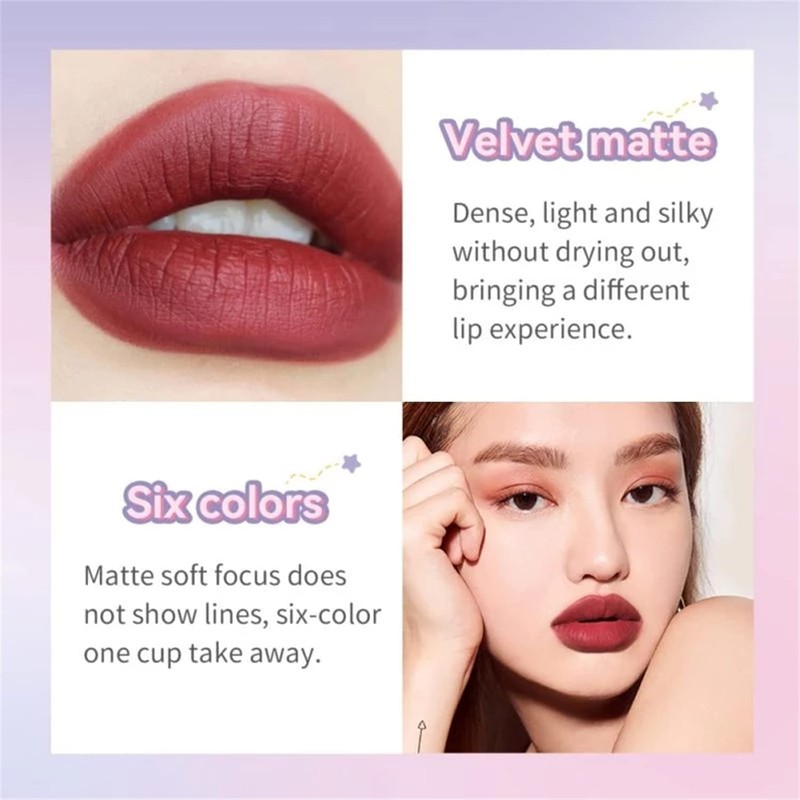 Lovelycat Mini Nette Kapsel Lippenstift Set, 16 Matte Lippenstift16 Farben