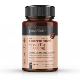 Pureclinica Concentrated Green Tea 10,000mg x 180 Tablets - 6 Months Supply