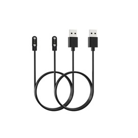 UYRUREL [2-Pack] for Nelpor G104 Multi Sport Smartwatch Magnetic USB Charging Cable, 2 Pin Cord Charger for Smart Watch.