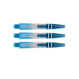 RED DRAGON Gerwyn Price Nitrotech Blue Dipped with Blue top Intermediate Dart Shafts - 2 Sets per Pack (6 shafts in Total)