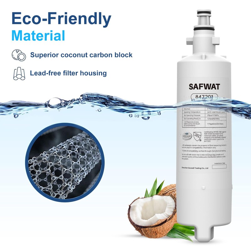 SAFWAT 847201 Replacement for Fisher & Paykel 847201 Refrigerator Water