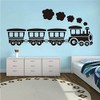 Moving Train Wall Stickers for Boys Bedroom Home Decor Living