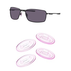 Kygear 2 Pairs Purple Silicone Replacement Nose Piece Compatible with Oakley Crosshair 2.0/Whisker/Half Wire 2.0 Sunglasses, Anti-Slip Silicone Rubber Nose Cushions Nose Guard Nose Pads