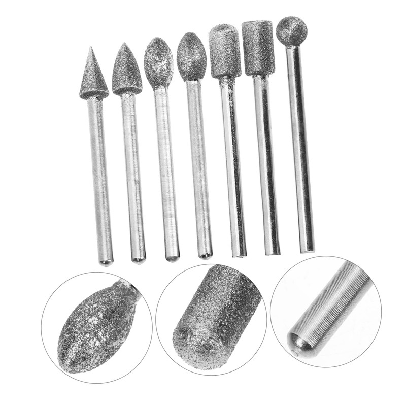 LALAFINA 1set Engraving Bits Drill Bit Set Metal Grinding for