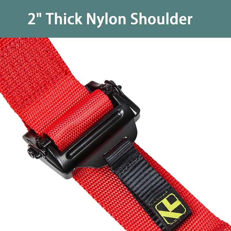Wuidail 5 Point Harness Seat Belt with 2'' Ultra Premium