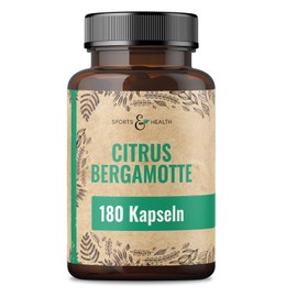 Citrus Bergamot - 180 Vegan Citrus Bergamot Capsules High Dose - Bergamot Capsules 22,500mg per Daily Dose - Natural from Resin