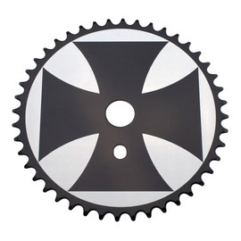 Fenix Cross Bike Sprocket/Chainring, 44T 1/2 X 1/8, Various Colors (Black/White)