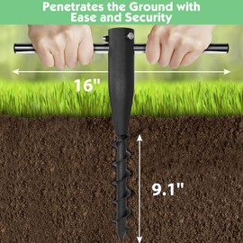 DEROFIT Heavy Duty Metal Umbrella Base, Portable, Adjustable, and Multi-Use for Patio, Beach, Garden, and Outdoor Activities