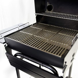 AMERICAN GOURMET 21302030 625 Charcoal Barrel Grill, Black