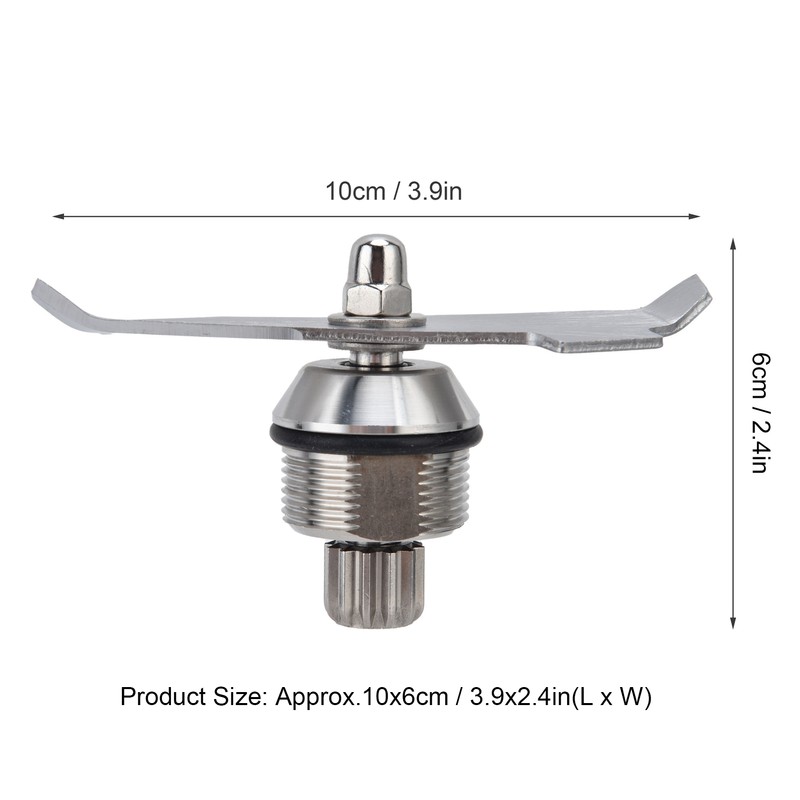 Stainless Steel Blender Blade Assembly Replacement Widen 2 Leaf Blade