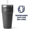YETI Rambler Straw Cup, Vacuum Insulated Stainless Steel Cup with