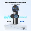MULBEVD Wireless Lavalier Microphone with Magnetic Clip, Mini Mic for