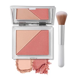 Erinde 3 tonos Cosmetics Powder Blush Palette Mate,#04