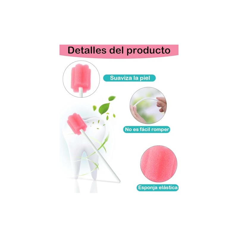 Isopos, Hisopos para Uso Diario, 100 Unidades, Diseño con Esponja,