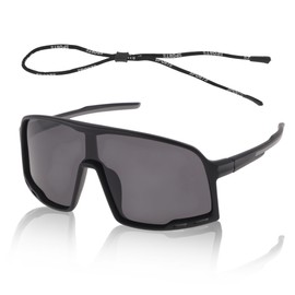 X AUTOHAUX 1 Set Motorcycle Riding Goggles Anti-glare Tri-Acetyl Cellulos UV400 Outdoor Sports Sunglasses for Motocross Dirt Bike ATV Black Lens Black Gray Frame