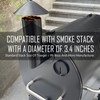Smoke Stack Cover for Pellet Grills - Modified Traeger Accessories