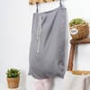 HSOFTIFY Linen Hanging Laundry Bag, Over The Door Laundry Hamper