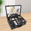 CeRaBuRET Large Makeup Train Case, Cosmetic Organizer Box with Lights