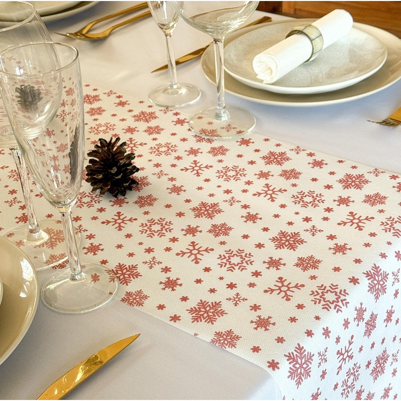 NATUARTE, Christmas Table Runner, Non Woven Fabric Roll of 25