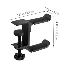 COHEALI Headphone Hook Sturdy Desk Hanger for Gaming and Podcasting Easy Install Under Desk Headphone Stand for Home Office Classroom Matte