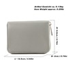 modamoda de - P04 Italian Women's Wallet Real Leather Short,