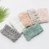 Microfiber Facial Headband Happy Forest Light Pink 4ea