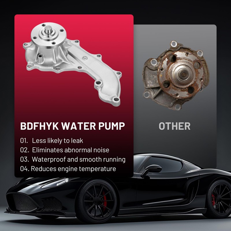 BDFHYK AW9293 Automotive Engine Water Pump Kit With Gasket Compatible