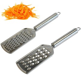 Armo® 2 Pack Stainless Steel Vegetable Grater Cheese Slicer Kitchen Blade