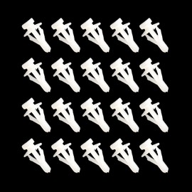ZGGAZCA 20Pcs Universal Door WeatherStrip Clips Automotive Clips and Fasteners for Car Universal Door WeatherStrip Panels Plastic Push Pins Retainer Clip Window Weather Strip Retainer Replacement