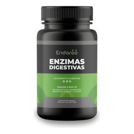 Enzimas Digestivas Probióticos Y Prebióticos 60 Cápsulas l Bromelina, Papaina y Lactasa