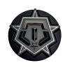 TIS Matte Black/Chrome Snap In Center Cap (Middle Portion Only)