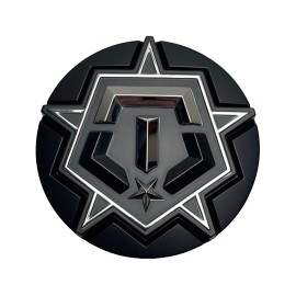 TIS Matte Black/Chrome Snap In Center Cap (Middle Portion Only) 6056K84-TIS
