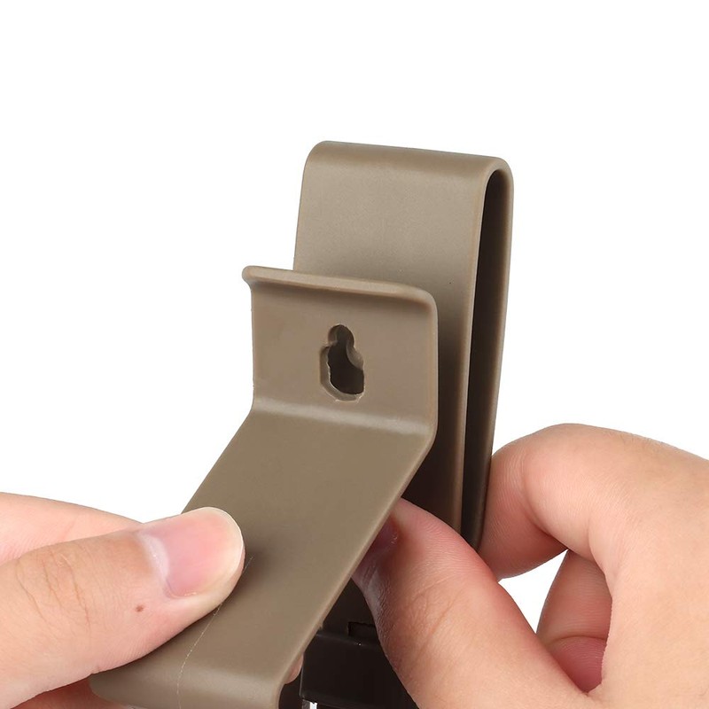 Bifrost Gear MOLLE/Belt Hanger for Tactical Hearing Protection Earmuffs (Tan)