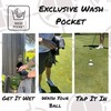 Multi-Function Magnetic Golf Towel with Wash Pocket, Magna-Anchor Technology, Waffle