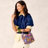 Vera Bradley Women's Premium Cotton Astoria Shoulder Bag, Colorful Bouquet,