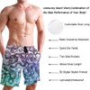 visesunny Cool Octopus Print Men's Beach Shorts Summer Swim Trunks