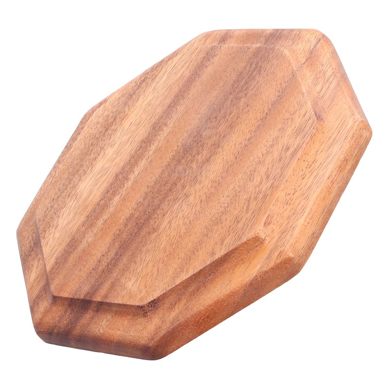 Tea Plate Natural Wood Environmental Protection Uniform Texture Odorless Serving