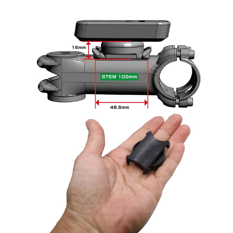 REC-MOUNTS O-Ring Mount for Leatherine GPS Cycle Computers (O-ring-LEZ) Compatible