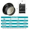 HG POWER 5 Inch Soffit Vent，Round Air Vent Cover with