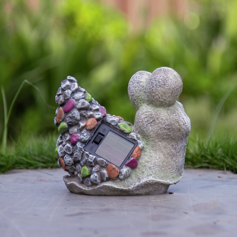 RKGOMDMU Snail with Light Up Eyes for Outdoors - Solar