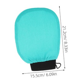 Beavorty Deep Exfoliation Bath Gloves Pcs Skin Scrubbing Mittens Rayon Made for Full Body Exfoliation Smooth Skin