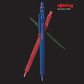 ROTTLING Mechanical Pencil Madder Red 600 2114264 0.5mm rOtring Mechanical Pencil Fine Writing Stationery German Drafting Pen Professional Ballpoint Pen