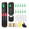 Professional Wireless Tattoo Machine Kit, ATOMUS Wireless Tattoo Pen 2pcs
