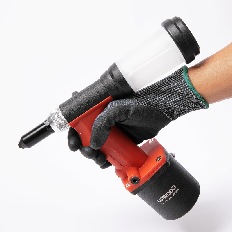 UPWOOD Pneumatic Hydraulic Pop Rivet Gun, Self-Suction Air Riveter Riveting