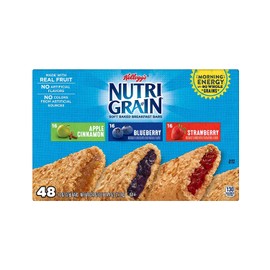 Kellogg's Nutri-Grain Breakfast Bar Variety Pack, 1.3 Ounce, 48 Count (2 Pack)