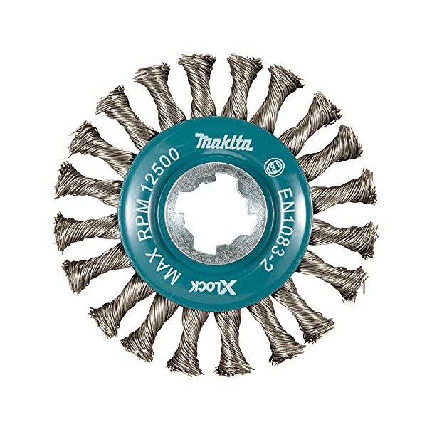 Makita D-73352 X-Lock Knotted Wire Cup Brush Full 115mm