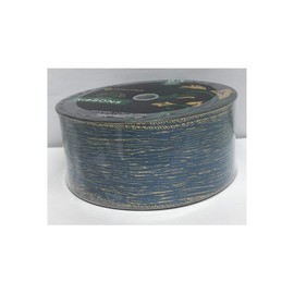 Wire Edged Turquoise with Gold Streak Ribbon 50 Yards x 2.5 inches