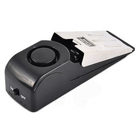 Home Wedge Door Stop Alarm System Device Intruder Alert Safety Detection by Uptell
