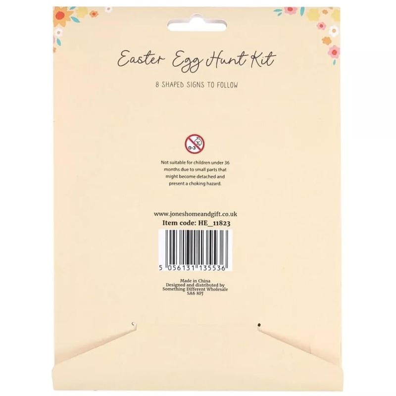 Something Different Vibrant Easter Egg Hunt Cardboard Signs Kit-Perfect for